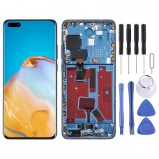 Original LCD Screen For Huawei P40 Pro Digitizer Full Assembly with Frame (Blue)