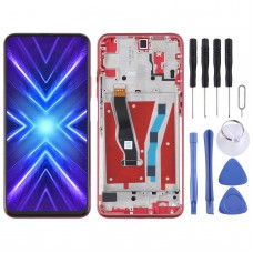 Originální obrazovka LCD pro Honor 9x / 9x Pro / Huawei Y9S Digitizer Full Sestaves With Frame (Red)