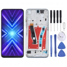 Alkuperäinen LCD -näyttö Honor 9x / 9x Pro / Huawei Y9S -digitoijakokoonpanoon Full Assembly With Frame (Baby Blue)