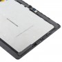 ორიგინალი LCD ეკრანი Huawei MediaPad M2 10.0 M2-A01W/M2-A01L Digitizer სრული შეკრება ჩარჩოებით (თეთრი)