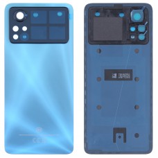 Tapa trasera de batería original para Xiaomi Poco X4 Pro 5G (azul)
