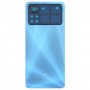 Xiaomi Poco X4 Pro 5Gのオリジナルバッテリーバックカバー（青）