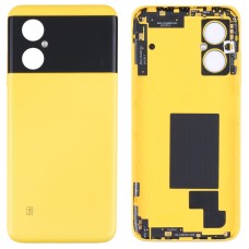 כיסוי גב מקורי של סוללה עבור Xiaomi Poco M4 5G / Poco M4 5G (הודו) / Redmi Note 11r (צהוב)