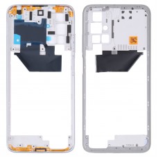 צלחת לוחית מסגרת אמצעית עבור Xiaomi Redmi 10/Redmi 10 Prime/Redmi Note 11 4G/Redmi 10 2022 (לבן)