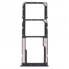 SIM Card Tray + SIM Card Tray + Micro SD card tray for Xiaomi Redmi Note 11 4G / Redmi Note 11S 4G(Black)