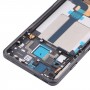Elülső ház LCD keretelhel lemez a Xiaomi Redmi K50 Gaming/POCO F4 GT -hez (fekete)