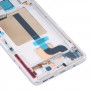 Varina frontal Placa de bisel de marco LCD para Xiaomi Redmi K50 Gaming/POCO F4 GT (blanco)