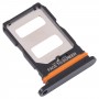 SIM Card Tray + SIM Card Tray for Xiaomi Redmi K50 Gaming(Black)