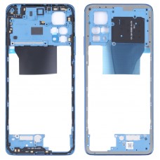 Original Middle Frame Bezel Plate for Xiaomi Redmi Note 11 Pro 4G 2201116TG 2201116TI(Dark Blue)