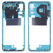 Placa de bisel de marco medio original para Xiaomi Poco M3 Pro 5G M2103K19PG M2103K19PI (verde)