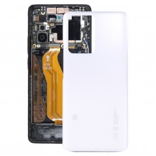Üveg akkumulátoros hátlap a Xiaomi 11t/11t Pro -hoz (fehér)
