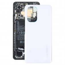 Стеклянная аккумуляторная крышка для Xiaomi Poco F3 (белый)
