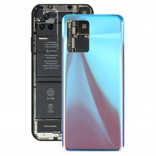 כיסוי אחורי סוללת זכוכית ל- Xiaomi Redmi K50 / Redmi K50 Pro (כחול)