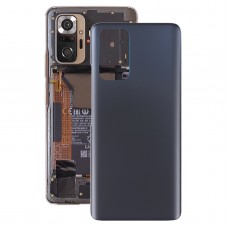 Glass Battery Back Cover for Xiaomi Redmi Note 10 Pro/Redmi Note 10 Pro Max/Redmi Note 10 Pro India(Black)