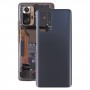 Glasbatterie zurück -Abdeckung für Xiaomi Redmi Hinweis 10 Pro/Redmi Note 10 Pro Max/Redmi Note 10 Pro India (schwarz)