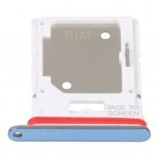 SIM卡托盘 +小米Redmi的微型SD卡托盘11 Pro 4G/Redmi注释11 Pro 5G/Redmi Note 11e Pro/Redmi Note 11 Pro + 5G India/Poco X4 Pro 5G（蓝色）