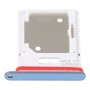 Vesto della scheda SIM + vassoio per schede micro SD per Xiaomi Redmi Nota 11 Pro 4G/Redmi Nota 11 Pro 5G/Redmi Nota 11E Pro/Redmi Nota 11 Pro + 5G India/Poco X4 Pro 5G (Blue)