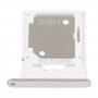 Taca na karcie SIM + Micro SD Tray dla Xiaomi Redmi Uwaga 11 Pro 4G/Redmi Note 11 Pro 5G/Redmi Note 11e Pro/Redmi Note 11 Pro + 5G India/POCO X4 Pro 5G (biały)