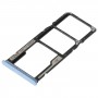 SIM Card Tray + SIM Card Tray + Micro SD Card Tray For Xiaomi Redmi Note 11E (Blue)