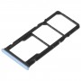 Taca karty SIM + Taca karty SIM + Taca karty Micro SD dla Xiaomi Redmi Note 11e (niebieski)