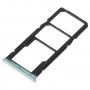 Vesto della scheda SIM + vassoio scheda SIM + Micro SD Card VAY per Xiaomi Redmi 10C/Redmi 10 India/Poco C40 (Green)