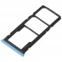 Taca karty SIM + Taca karty SIM + Micro SD Tacy dla Xiaomi Redmi 10c/Redmi 10 India/POCO C40 (niebieski)