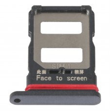 За Xiaomi Redmi K50/K50 Pro SIM карта тава + табла за SIM карта (черна)