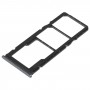 Лоток для SIM -карты + лоток для SIM -карты + лоток Micro SD для Xiaomi Redmi 10 5G (черный)