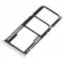 Vassoio della scheda SIM + vassoio della scheda SIM + vassoio per schede micro SD per Xiaomi Redmi 10A (argento)