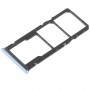 SIM Card Tray + SIM Card Tray + Micro SD Card Tray For Xiaomi Poco M4 5G/Poco M4 5G India/Redmi Note 11R(Blue)
