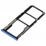 For Xiaomi Redmi Note 11SE SIM Card Tray + SIM Card Tray + Micro SD Card Tray(Blue)