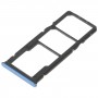 For Xiaomi Redmi Note 11SE SIM Card Tray + SIM Card Tray + Micro SD Card Tray(Blue)