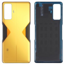 Xiaomi Poco F4 GTオリジナルバッテリーバックカバー（黄色）の場合
