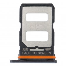 För Xiaomi Redmi K50 Ultra / 12T / 12T Pro Sim Card Tray + Sim Card Tray (Black)
