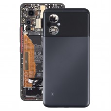 Para Xiaomi Poco M5 / Poco M5 India Battery Back Cover (negro)
