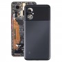 A Xiaomi Poco M5 / Poco M5 India eredeti akkumulátoros hátlapja (fekete) esetében
