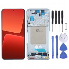 AMOLED Original LCD Screen For Xiaomi 13 Digitizer Full Assembly with Frame (Blue)