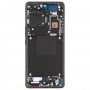 Pro Xiaomi 12s Ultra Original Front Housing LCD rámeček rámeček rámeček (černá)