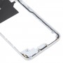 Pour Xiaomi Redmi Note 12 Plaque de lunette à cadre moyen (blanc)