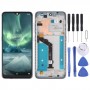 Original LCD Screen For Nokia 7.2 / 6.2 Digitizer Full Assembly with Frame(Silver)