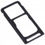 Plateau de carte SIM + bac à carte micro SD pour Lenovo Tab 7 Essential TB-7304I, TB-7304X (noir)