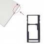 Vesto della scheda SIM + vassoio per schede micro SD per Lenovo Tab4 (10 pollici) TB-X304F TB-X304N TB-X304L (nero)