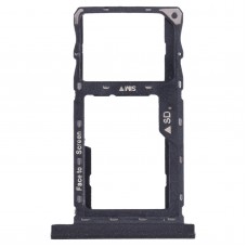 SIM Card Tray + Micro SD Card Tray for Lenovo Tab M10 FHD REL TB-X605LC X605 (Black) 
