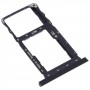 Bac de carte SIM + bac à carte micro SD pour Lenovo Tab M10 FHD REL TB-X605LC X605 (noir)