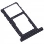 Vesto della scheda SIM + vassoio per schede micro SD per Lenovo Tab M10 FHD REL TB-X605LC X605 (nero)