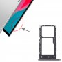 Pour Lenovo Tab M10 Plus TB-X606F TB-X606X SIM Card Tray + Micro SD Card Tray (noir)