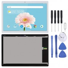 LCD Screen For Lenovo Smart Tab M10 FHD REL TB-X605 TB-X605LC TB-X605FC with Digitizer Full Assembly (White)