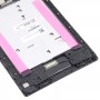 מסך LCD OEM עבור Lenovo Tab3 8 פלוס TB-8703X TB-8703 TB-8703F TB-8703N דיגיטייזר מכלול מלא עם מסגרת