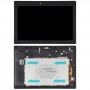 LENOVOのOEM LCD画面タブ2 A10-70 A10-70F A10-70Lデジタイザーフルアセンブリ付きフレーム（黒）