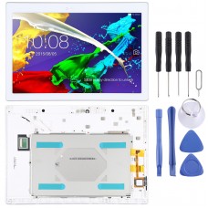 OEM LCD Screen for Lenovo Tab 2 A10-70 A10-70F A10-70L Digitizer Full Assembly with Frame (White)